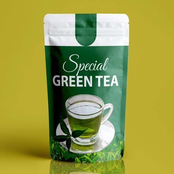 Green tea packaging