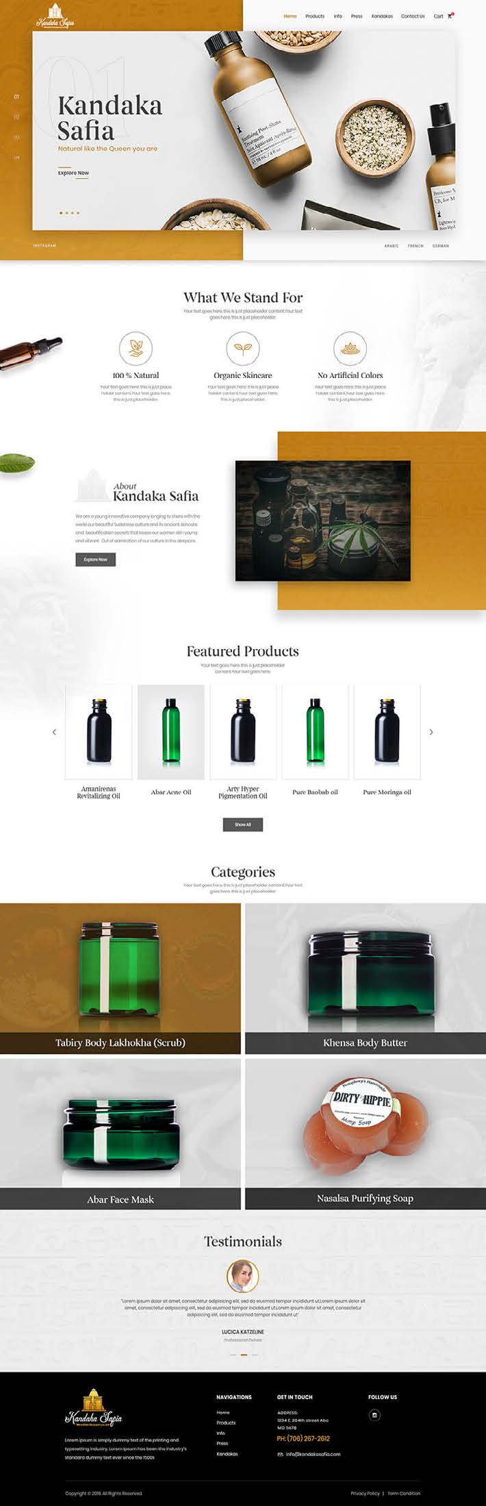 Kandaka Safia website