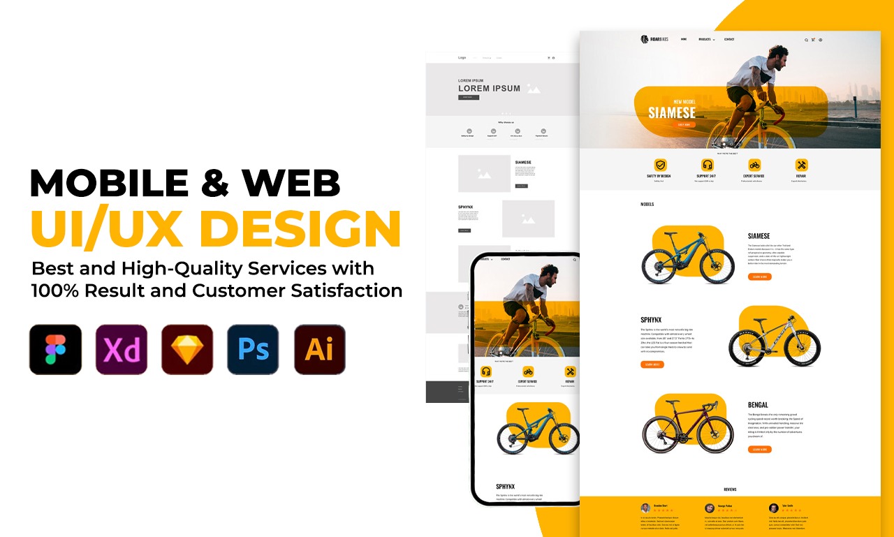 Bicycle shopping interface