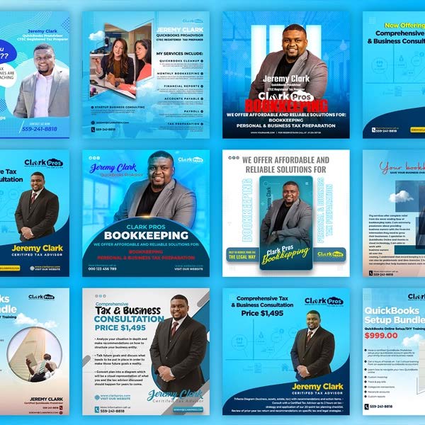Clark Pros campaign creative