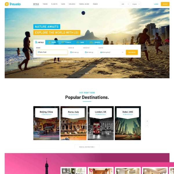 Travel website
