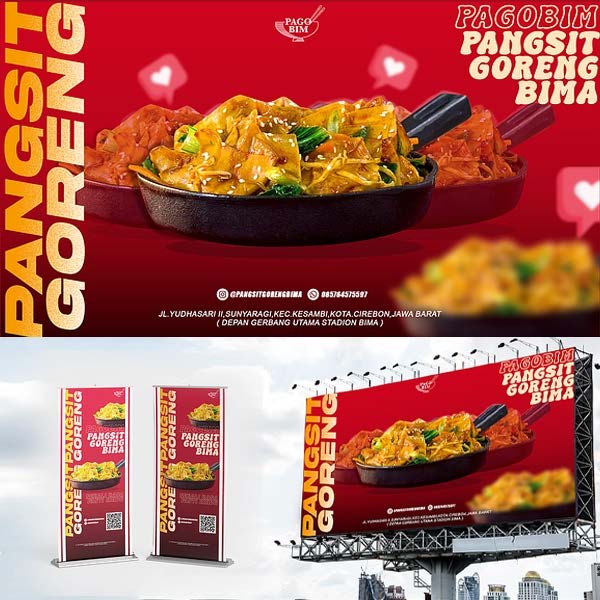 Pangsit Goreng promotional identity
