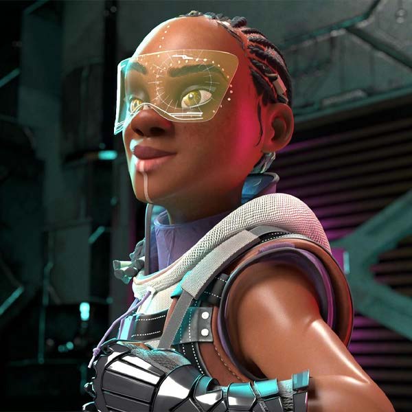 Futuristic character visualization